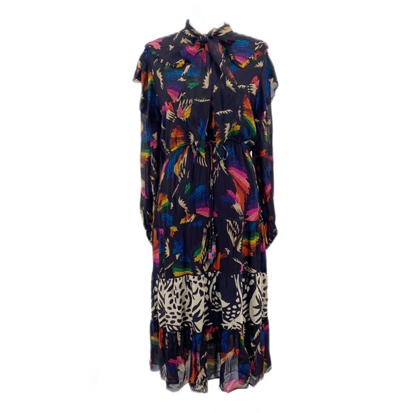 FARM RIO Black Macaws Flight Dress - Picture 2 of 16